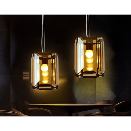 Crystal Submier Ambrella Light, Traditional, Tr5109, E27, Coffee color-1