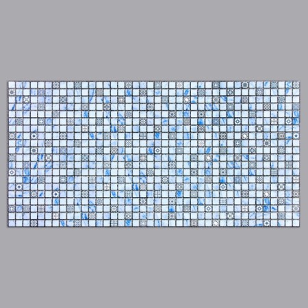PVC mosaic panel azure 485x960