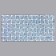 PVC mosaic panel azure 485x960