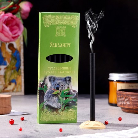 A set of traditional Russian incense "Eucalypt"