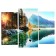 Modular picture "Mountain Lake" (2-25x50, 30x60 cm) 60x80 cm