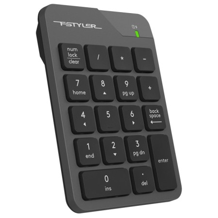 Numerical block A4Tech FGK21c gray USB wireless SLIM for laptop-1