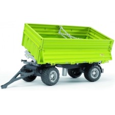 Fliegl trailer, with three body tilt options and a removable top