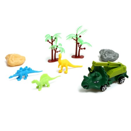 Truck "Animal Park", inertia, gaming set, mix-9