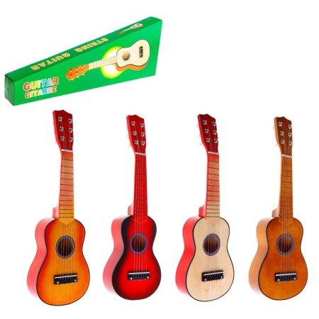 Musical toy "Guitar" 52 cm, 6 strings, mediator, color mix