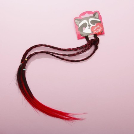 Hair gums, children's, colored braids “Time of Magic”, D = 4 cm.-2