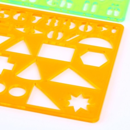 The alphabet stencil, set 2 pcs.-1