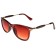 Sunglasses Wayfarer. Matte frame, metal strokes with inserts, mix, 14.5*13.5*4.5cm