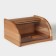 Bakery with a transparent cover, 22.5 × 29 × 15 cm, beech