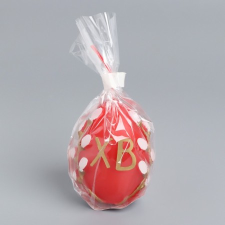 Easter candle "Egg", bas -relief-3