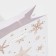 New Year's laminated gift packet "Snowflakes", s 11.5 x 14.5 x 5.5 cm