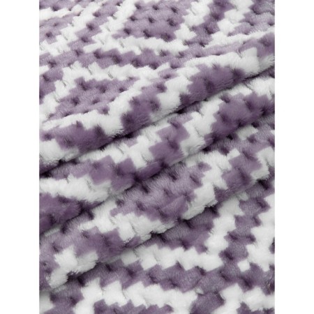 Texrepublic blanket, size 150x200 cm, lilac color-3
