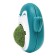 A toy for cats with a cat's mint "Penguin", 6 cm, turquoise