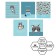 Notebook of 48 sheets in the Calligrata Top Cat "Cat Mem", cover coated cardboard, glossy lamination, selective twin-lame, offset unit, whitewash 95%, mix