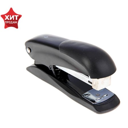 Stapler No. 24/6 and 26/6 Lamark Ulrich, black, metal case, built -in anti -stepler, bracket indicator, up to 20 sheets