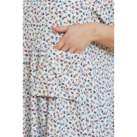 Women's tunic, size 60, white color-5