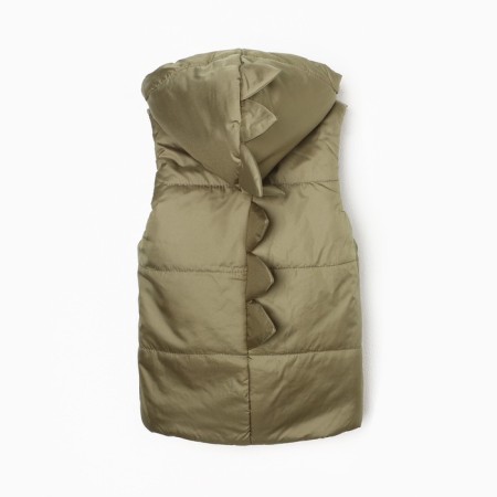 Children's vest, khaki color, height 92 cm-5