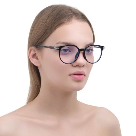 Glasses for the computer "Master K", 14 x 14 x 4.5 cm, lens 4.5 x 5.2 cm, napkin