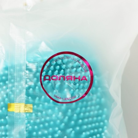 Silicone brush with a capacity for soap of a share, color mix-9