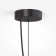 Suspension lamp Maytoni Mod268PL-07B, 7HE14, 40W, 132x32x320.5 cm, Black color black