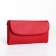 Women's wallet on magnet, red color