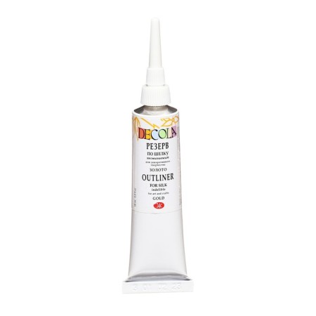 Reservative composition for silk 18 ml, ZHK Decola, indelible, gold, 6403965-3