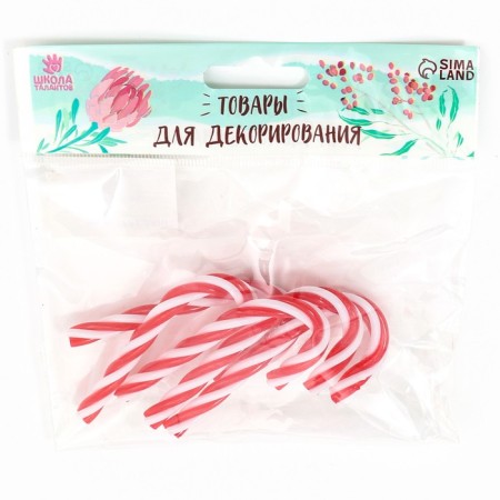 New Year! Decor for creativity "Lollipop", in the set of 5 pcs, size 1 pc - 7.5 × 4 × 0.5 cm-5