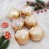Christmas tree toys, New Year's balls, plastic, D-8 cm set, 6 pcs "New Year's delight" Gold