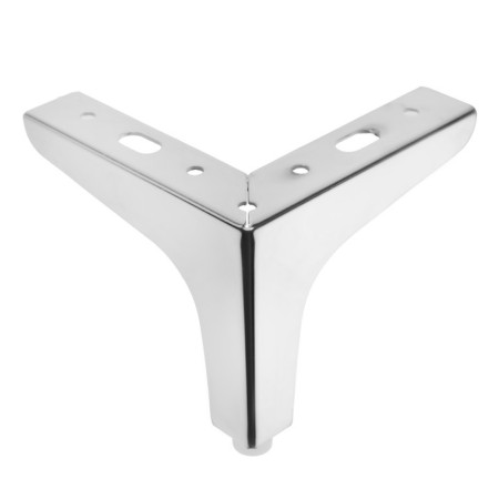Furniture support Cappio Stop04, h = 100 mm.11.5*11.5, weight color chromium