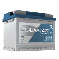 Аккумуляторная батарея Gladiator Dynamic 65 А/ч, прямой полярности, конус