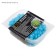 Soil for aquarium (5-10 mm), blue, 350 gr