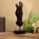 Mask "Zebra" on a stand, Albezia 40 cm