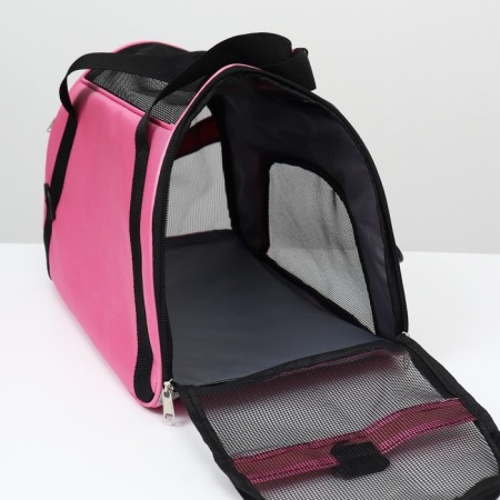Meser-carrier bag, 43 x 21 x 30 cm, pink-4