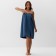 Ethel towel, col. Blue, wives. Pareo 75x150 cm, 100% polyester, 300 g/m2