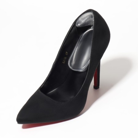 Five -holders for shoes, with a grip, on an adhesive base, silicone, 14 × 8.5 cm, steam, color transparent-5