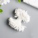 Stamens for flowers "Drops Matte White" d = 1.5 mm set 400 pcs length 6 cm