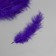 Pen decorative goose down "purple" set 40 pcs h = 10-15 cm