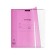 Notebook 12 litas in a cage with a plastic cover on the A5+, Erichkrause "Coverprio Neon", pink
