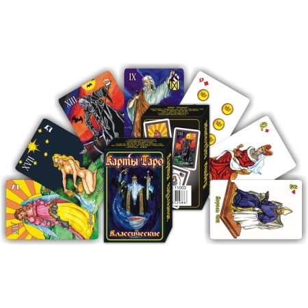 Gadal cards "Classic Tarot", 78 cards, 6 x 9 cm, with instructions