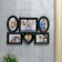 Photo frame plastic in 6 photos "Collage" 44x30 cm (10x15, 9x13, 13x18, 9x9 cm)