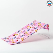 Горка для купания из фланели, для девочки, цвет розовый, желтый, рисунок МИКС