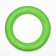 Ring "Loglyik" D-2612, 8-migrated, average ⌀ 28.5 cm, green