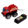 The Stroytechnics machine, at remote control, works from batteries, mix