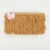 Decorative braid "Furrm", 10 cm, 5 ± 0.5 m, golden-beige color