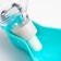 Walking figure curly, 300 ml, with a soft nose, turquoise