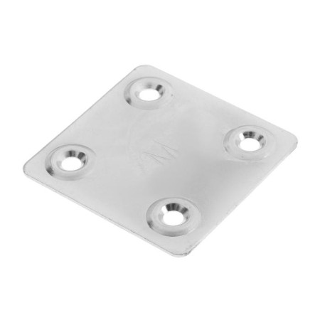 The plate fastener tundra Krep, 48x48x1.2 mm, zinc, in packaging 1 pc.