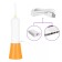 Irrigator KITFORT KT-2958-4, portable, 200 ml, 4 modes, 3 nozzles, from battery, white
