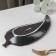 Ceramic serving dish "Rapsodia. Sheet ", 29 × 12 × 2.5 cm, black color