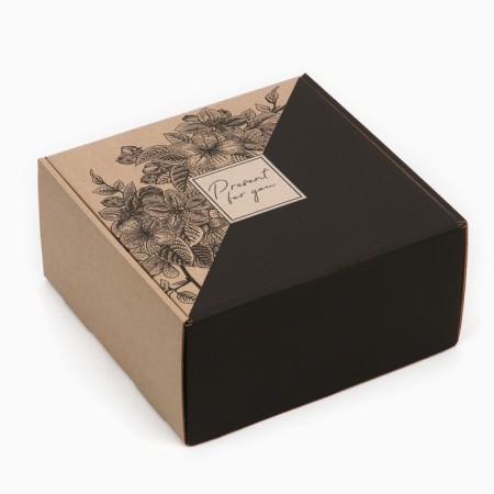Folding box "Gift for you", 24 x 24 x 12 cm