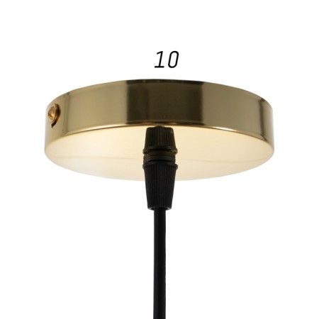 Lamp Bayerlux 1393/1gd E27 40W gold 9x9x8 cm-3